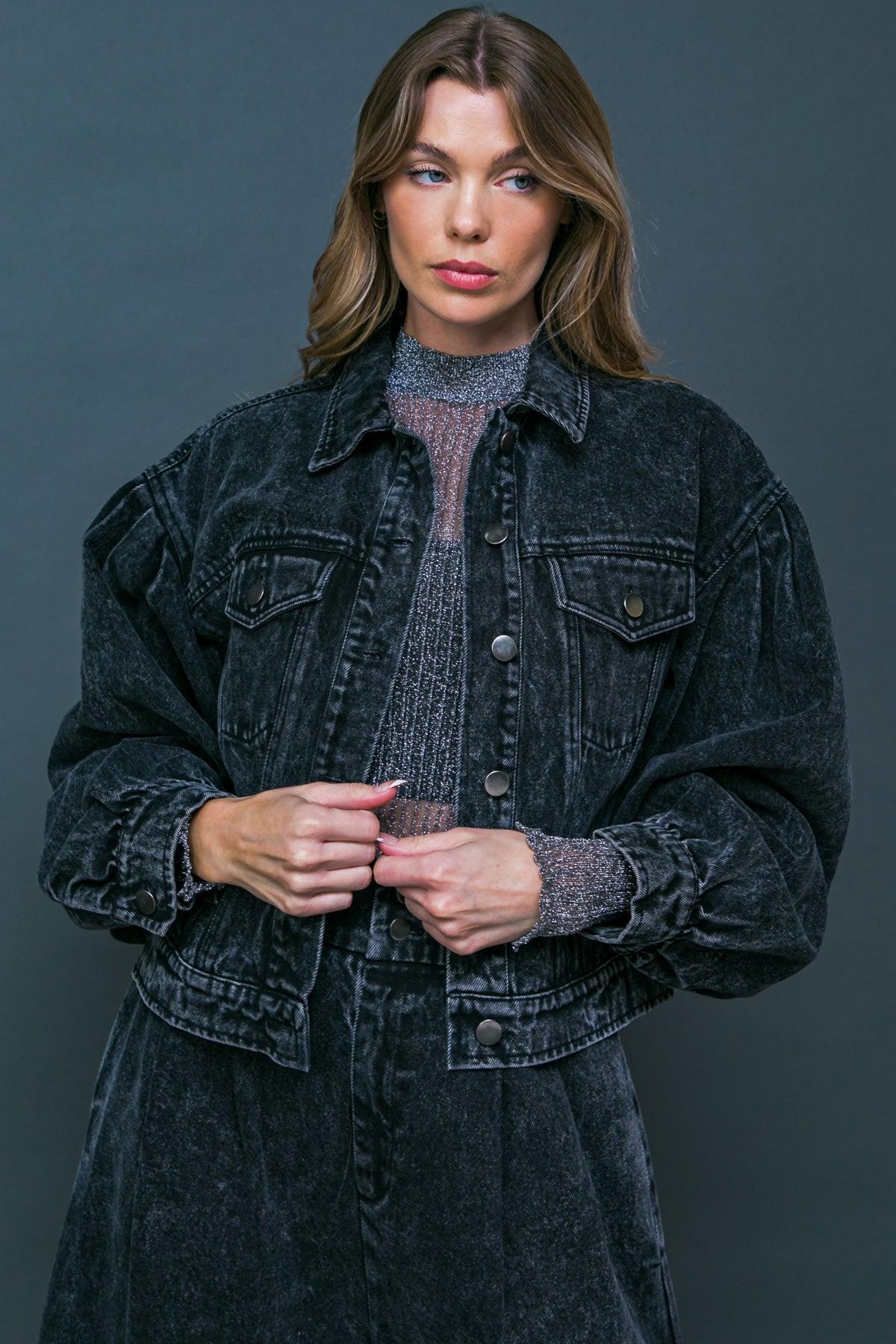 See You Go Denim Jacket