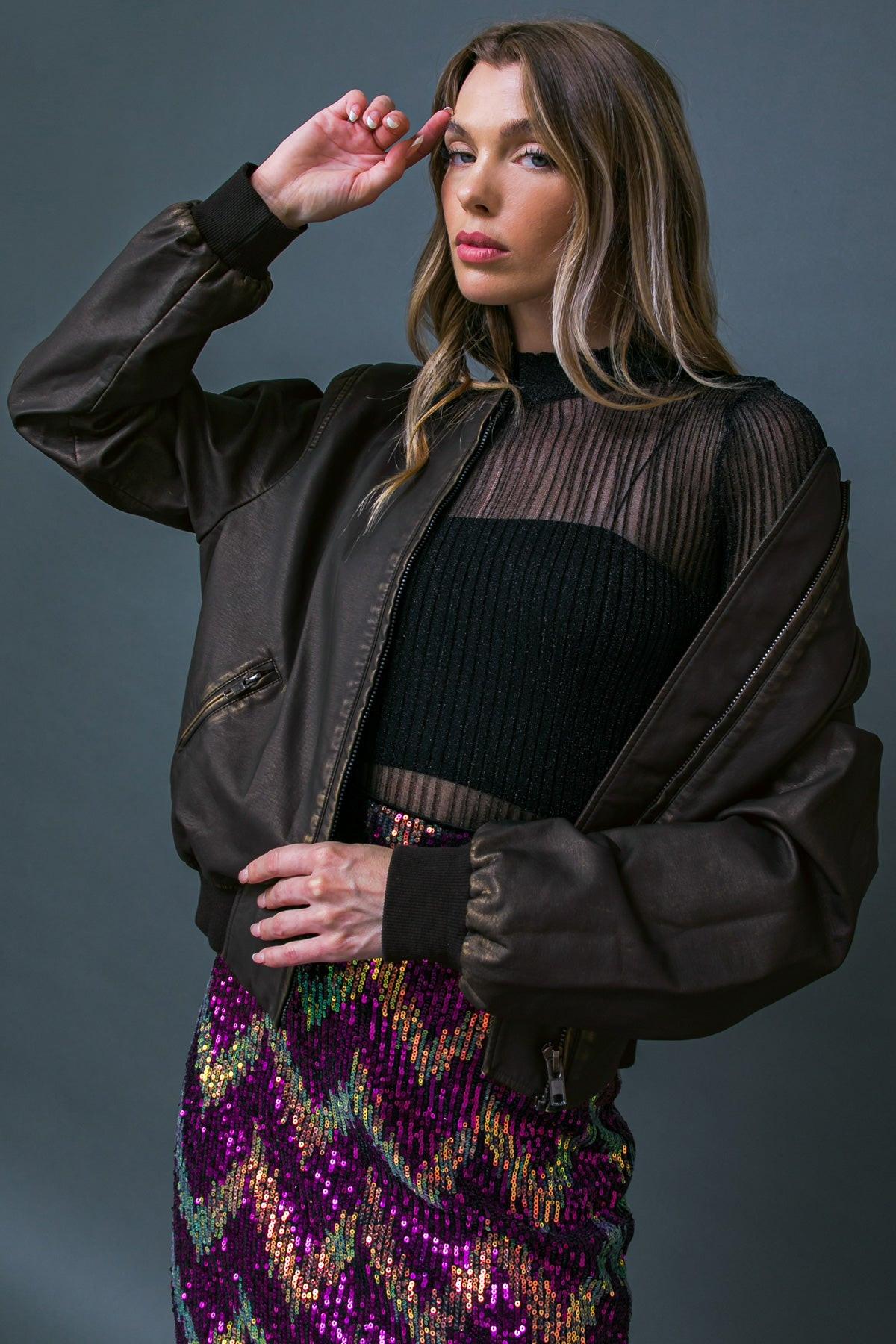 My Greatest Joy Leather Jacket