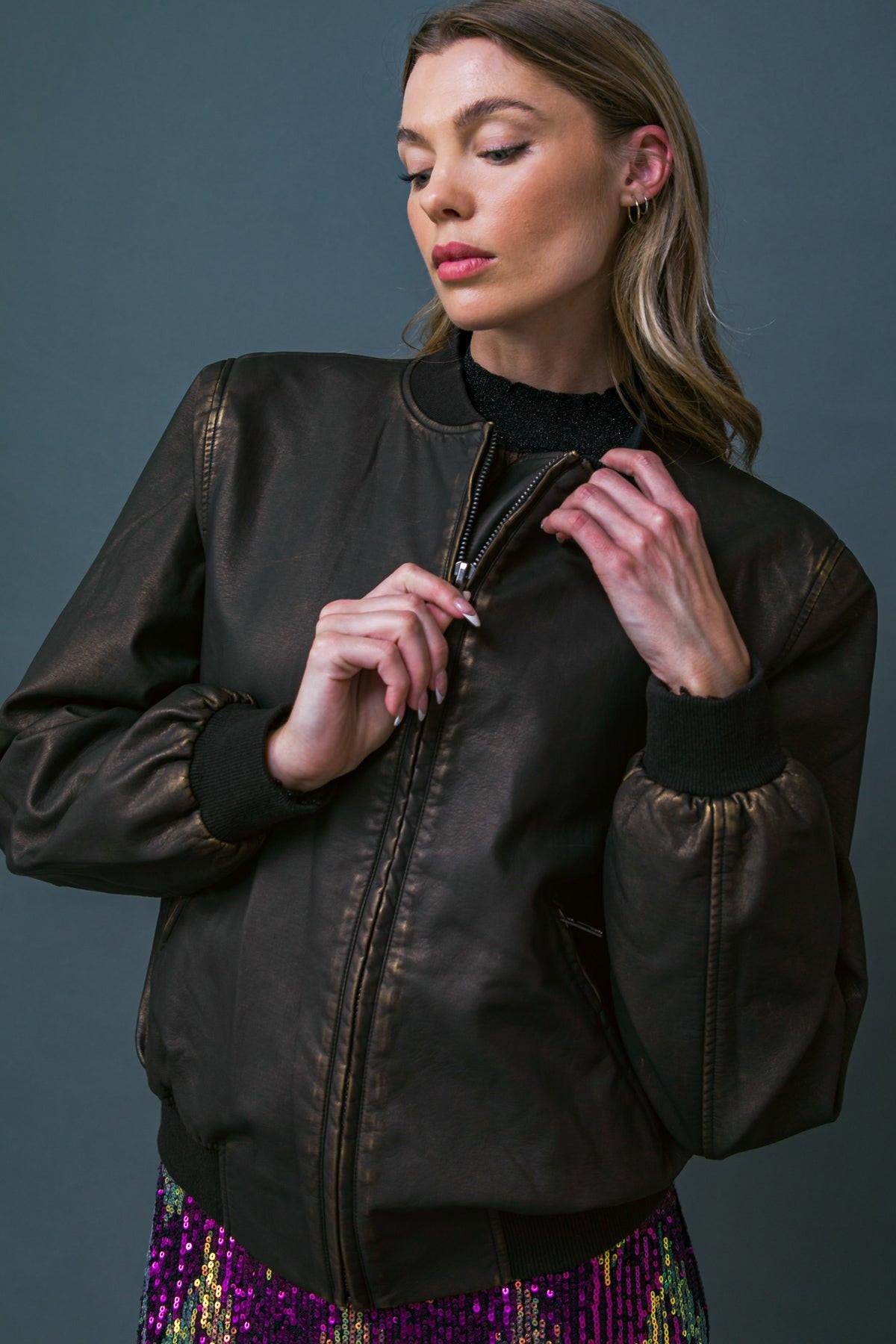 My Greatest Joy Leather Jacket