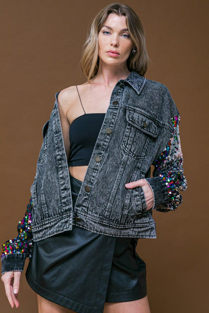 Going There Washed Denim Jacket