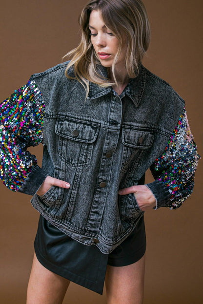Going There Washed Denim Jacket