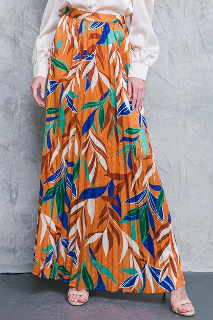 Feels Like Fall Woven Maxi Skirt