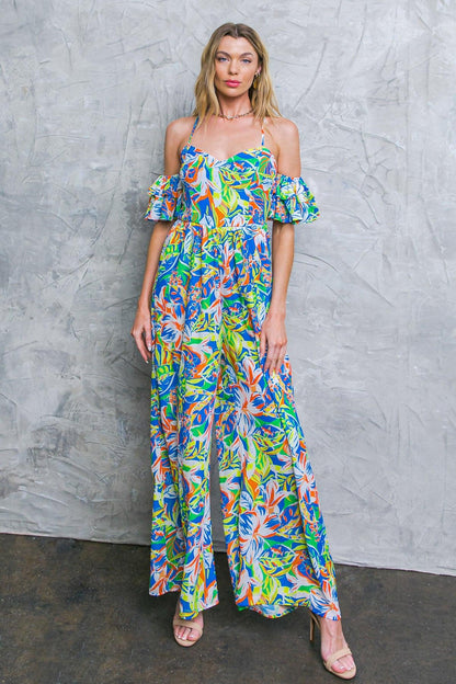 Unseen Beauty Floral Woven Jumpsuit