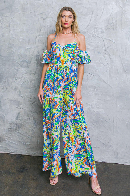 Unseen Beauty Floral Woven Jumpsuit