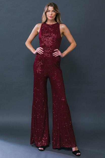 Divine Wanderings Sequin Jumpsuit