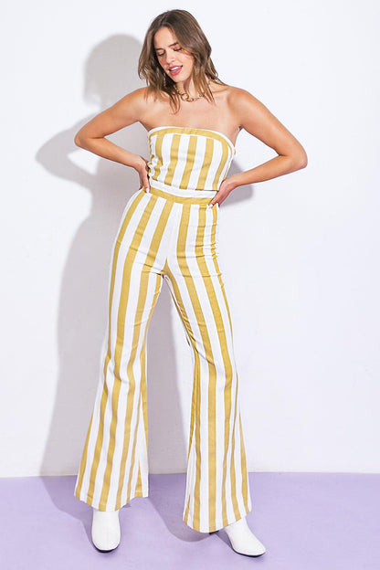 Graceful Appearance Twill Jumpsuit