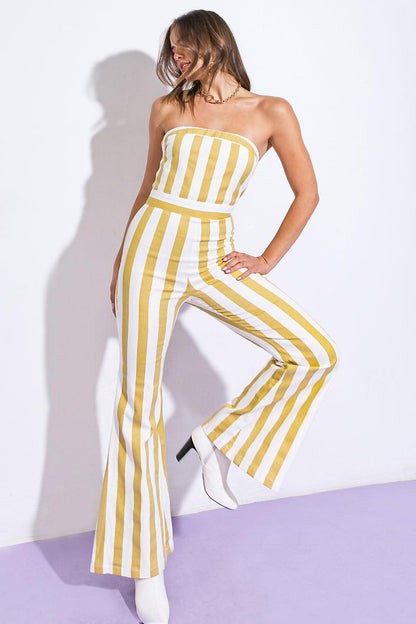 Graceful Appearance Twill Jumpsuit