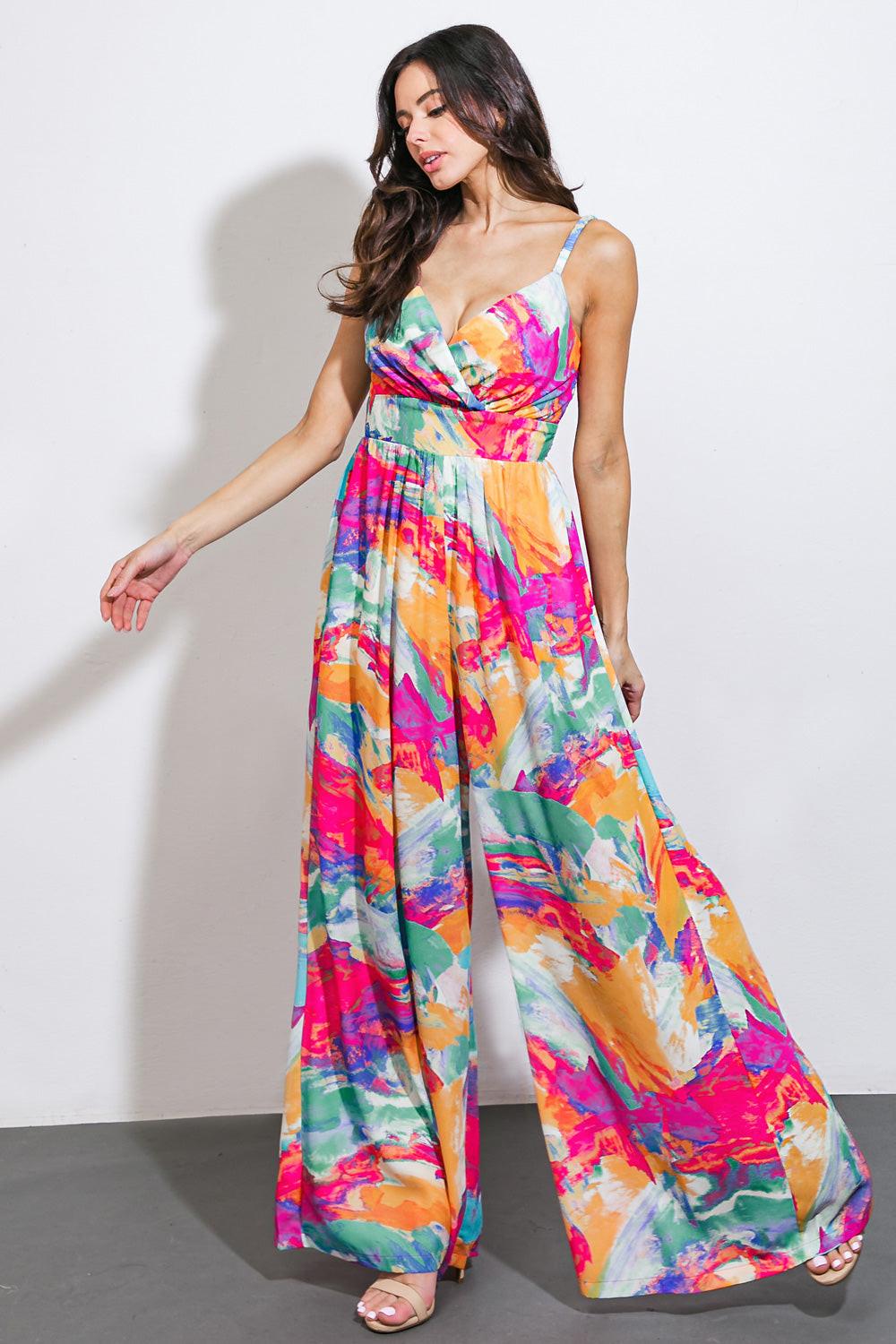 Wandering Around Woven Jumpsuit