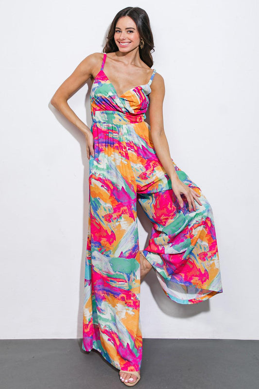 Wandering Around Woven Jumpsuit