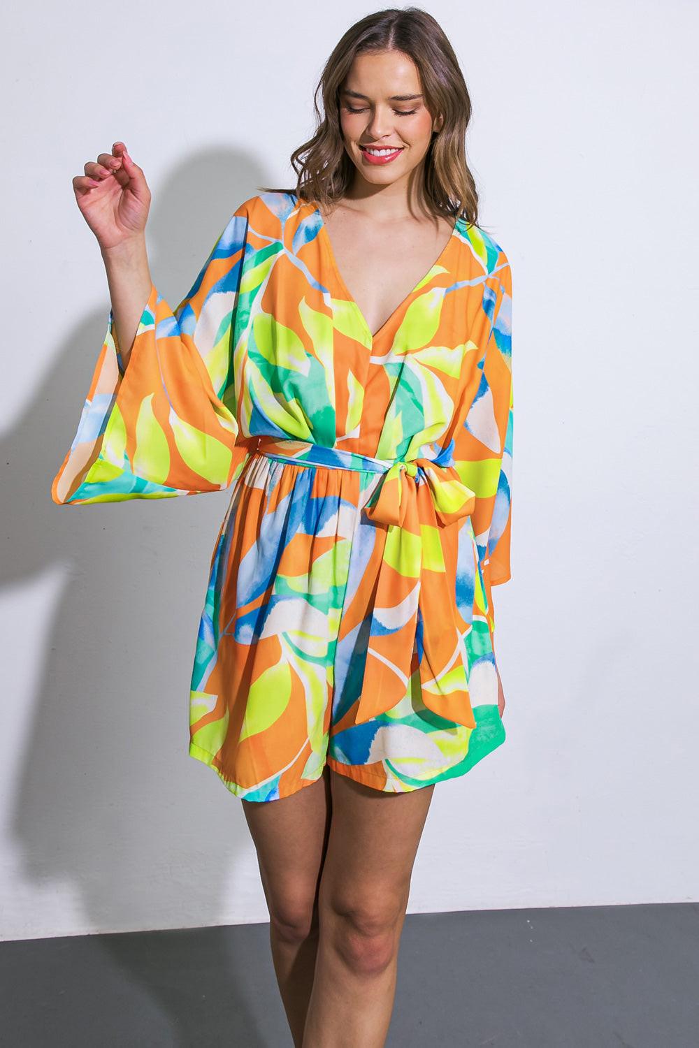 Quitting Time Woven Romper
