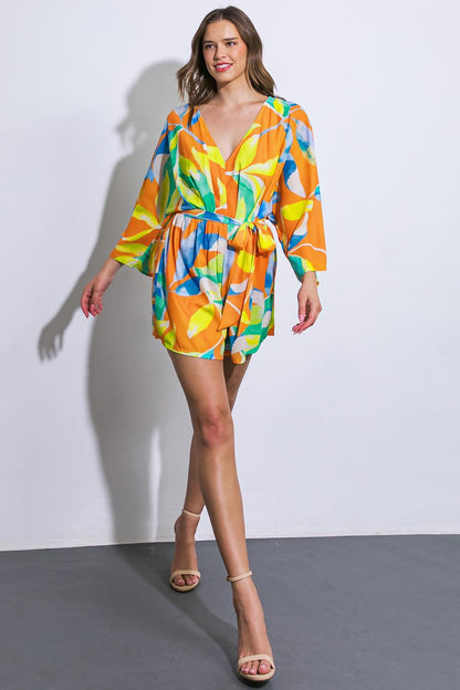 Quitting Time Woven Romper