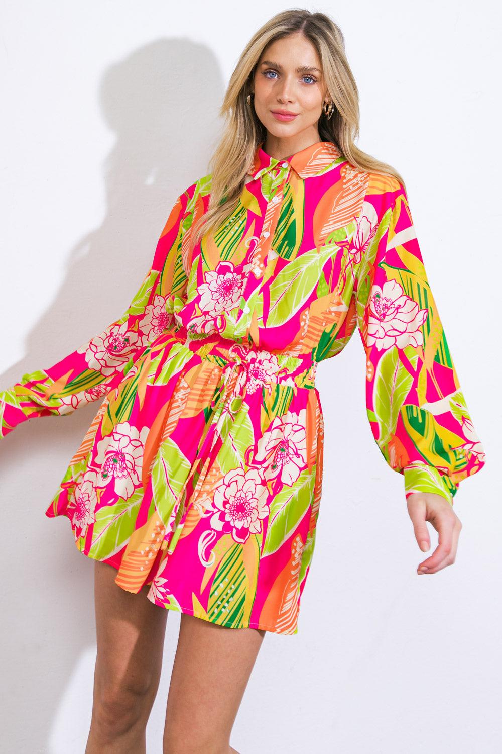 Keeping You Company Woven Romper