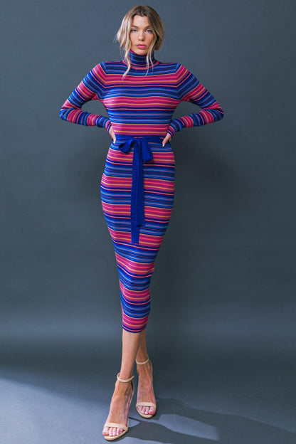Noteworthy Shine Sweater Midi Dress