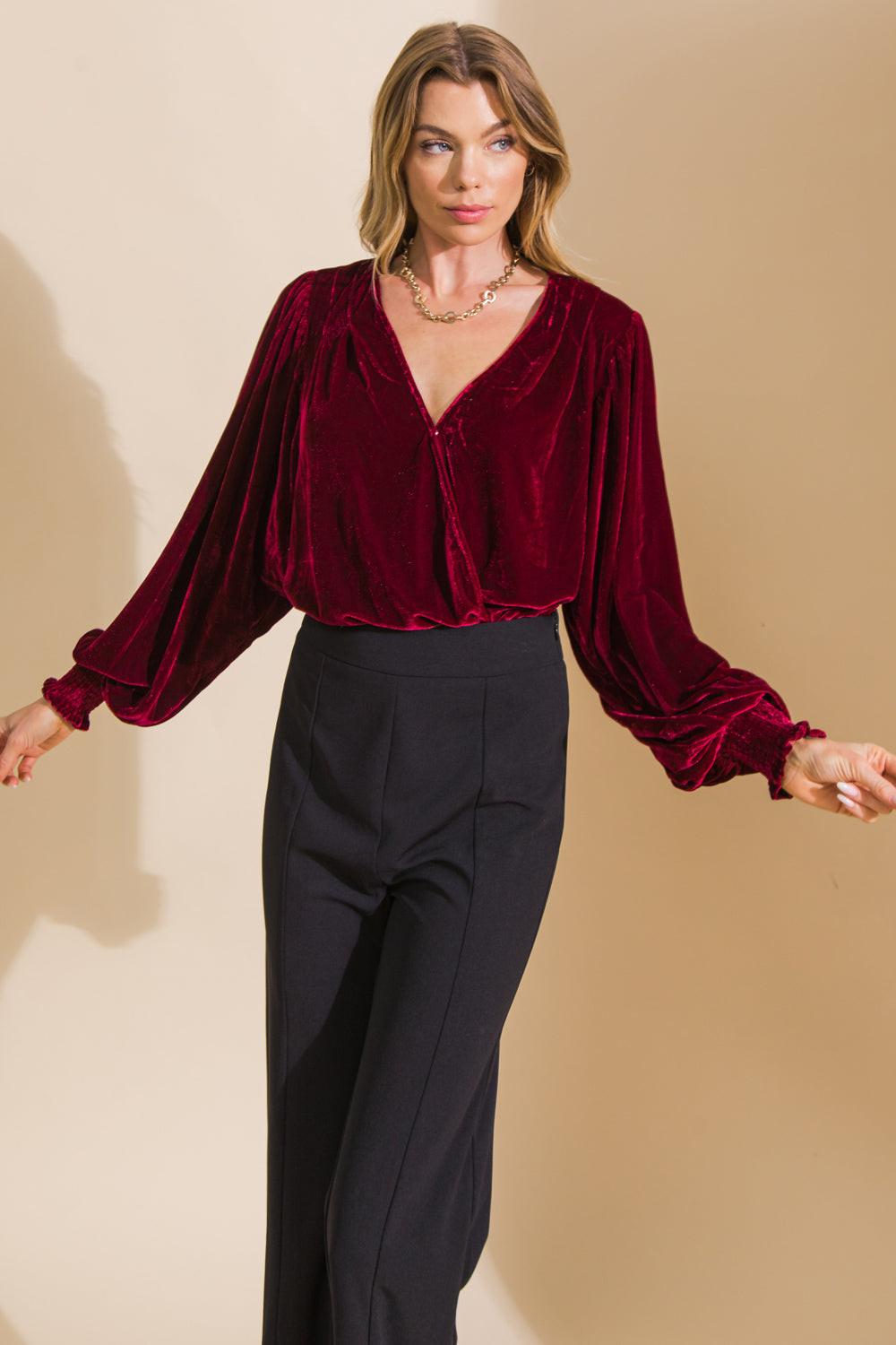 Like No Other Velvet Bodysuit