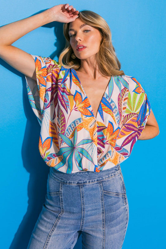 Take Notes Woven Bodysuit