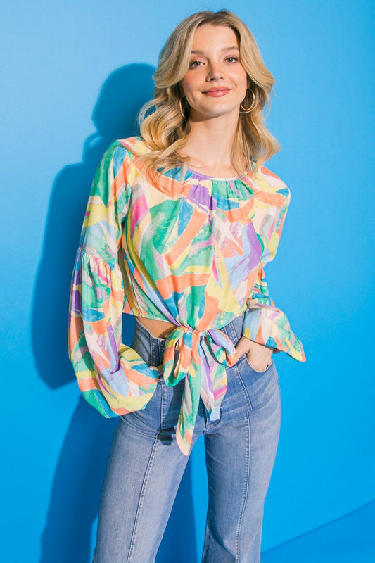 Sight Set on Tonight Woven Top