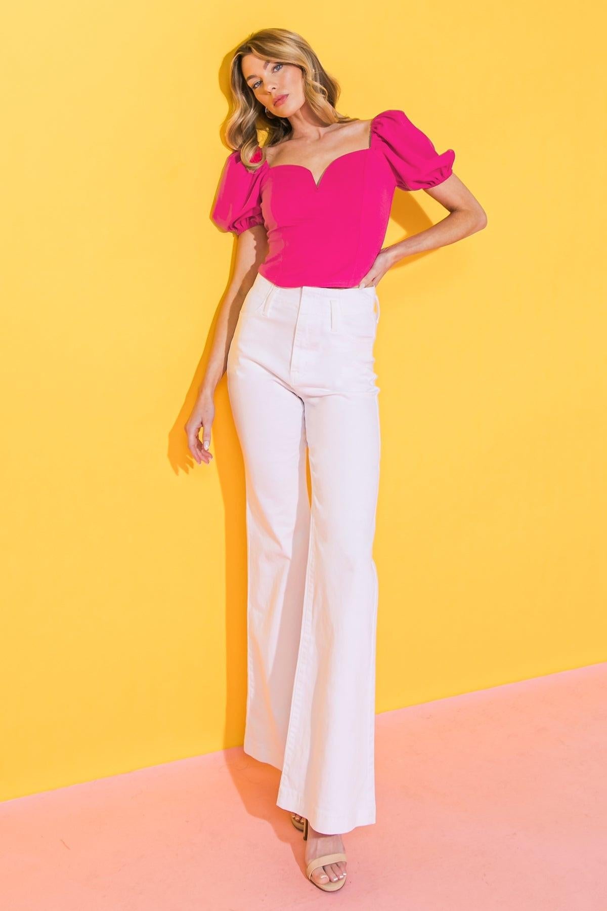 Rich Flex Woven Crop Top