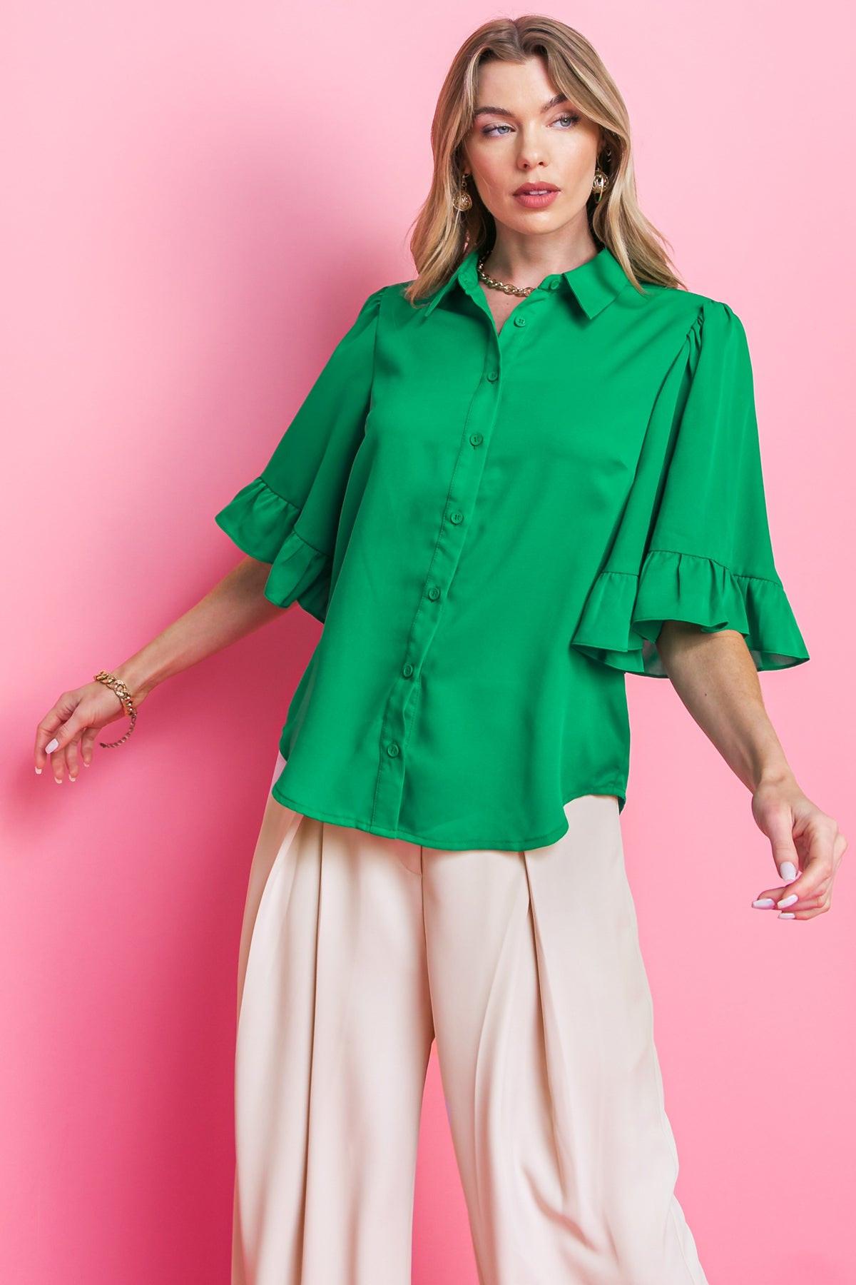 Back to Business Woven Top