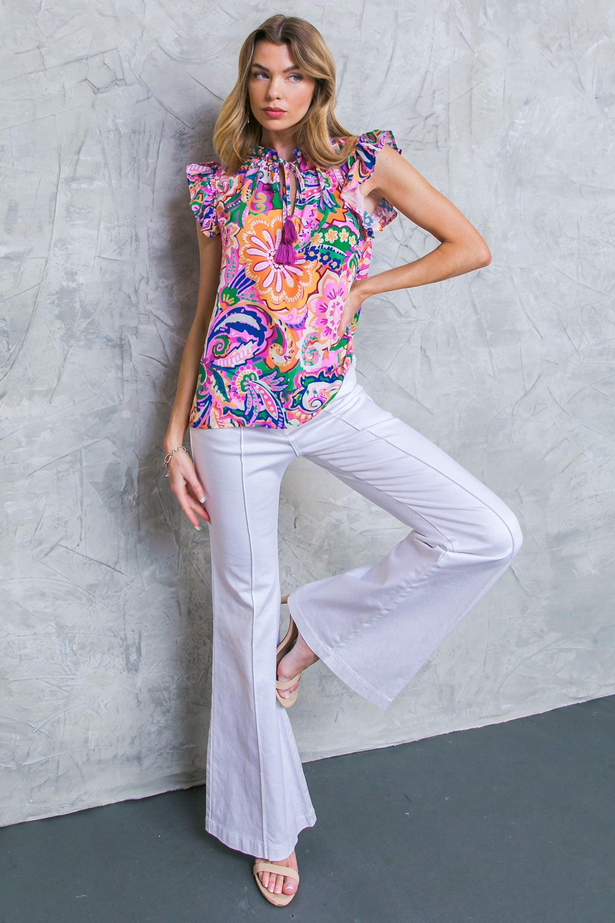 Daytime Dreams Woven Top