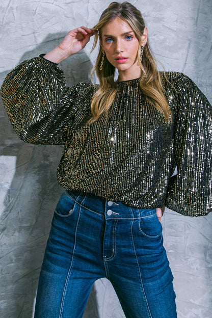 Hope You Remember Sequin Top