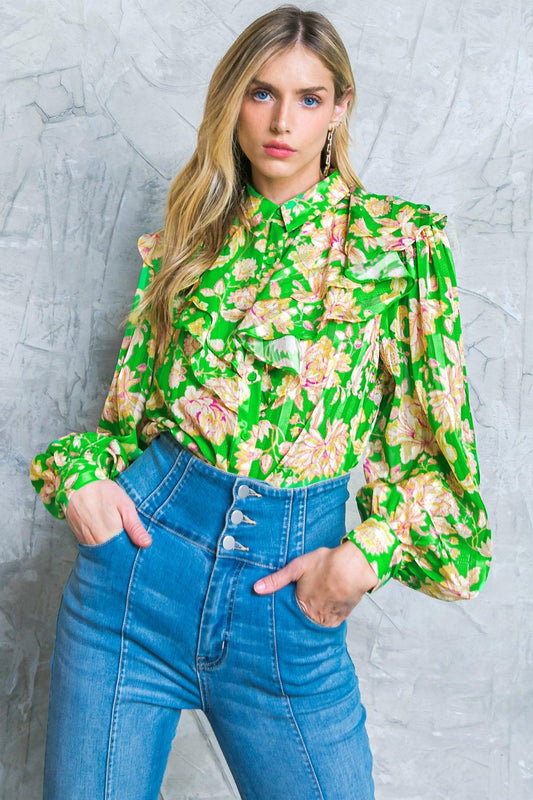 Stuck on an Island Woven Top