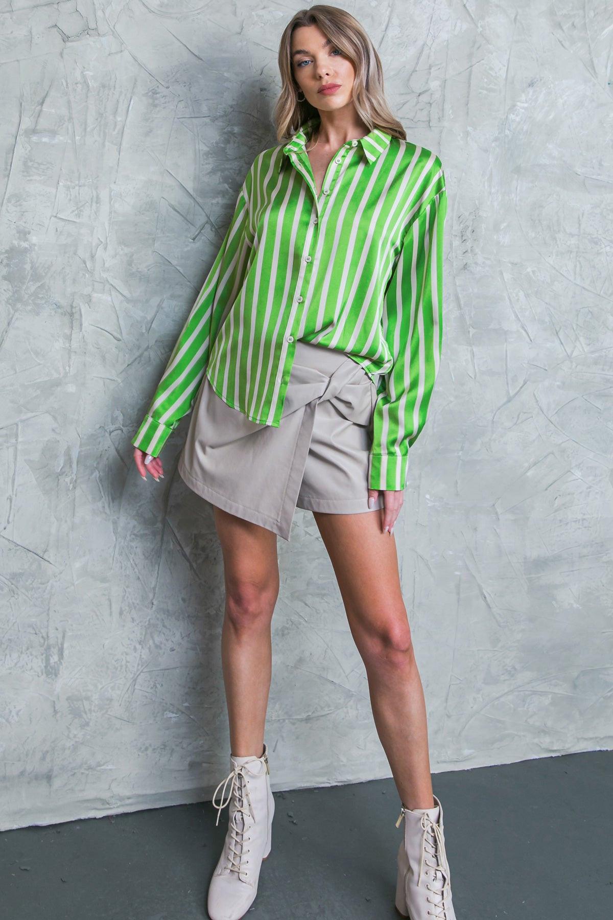 Nothing to Regret Satin Woven Top