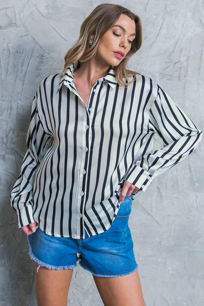 Nothing to Regret Satin Woven Top