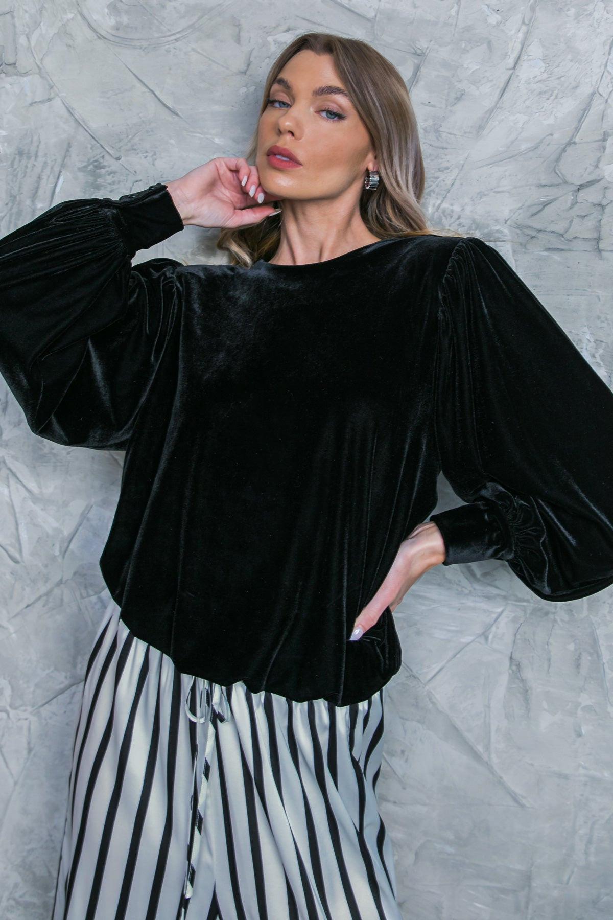 It's Your Time Velvet Top