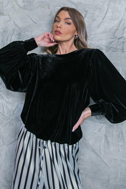 It's Your Time Velvet Top