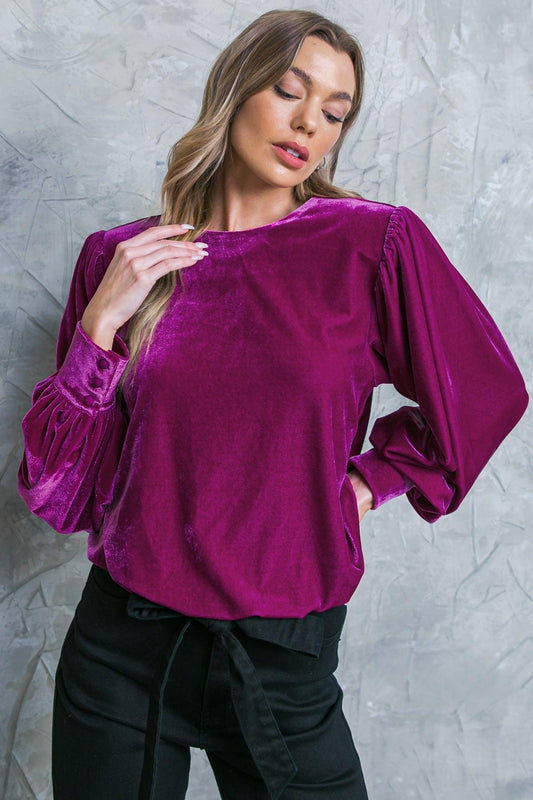 It's Your Time Velvet Top