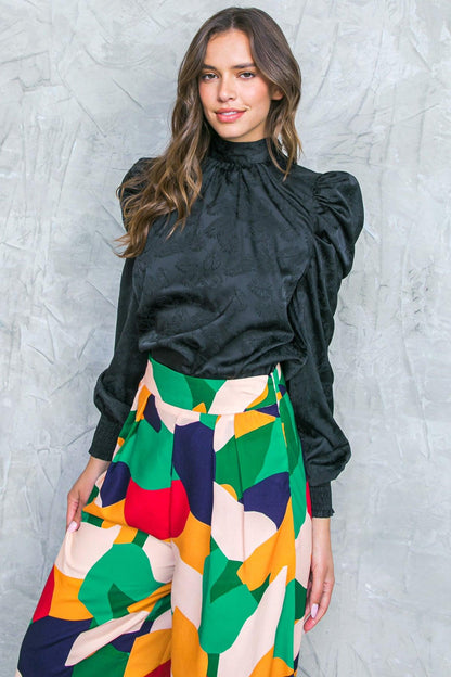 Stolen Glances Satin Top