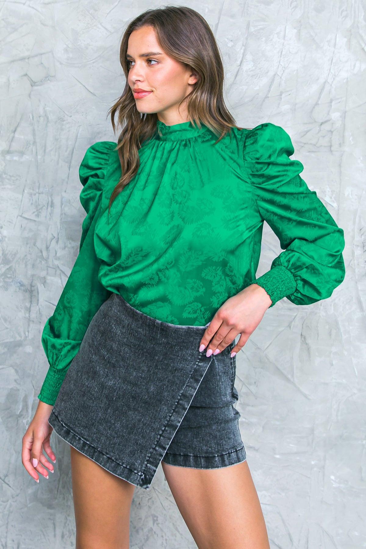 Stolen Glances Satin Top
