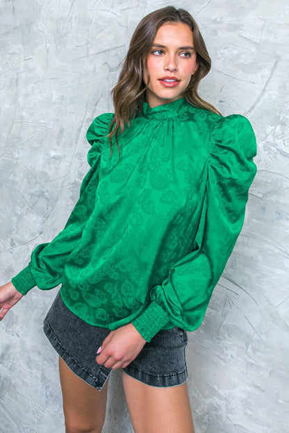 Stolen Glances Satin Top