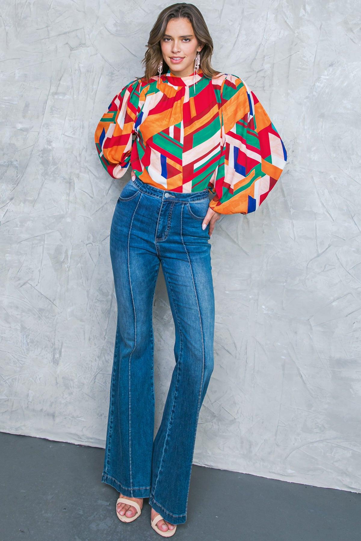 Light up My Life Woven Top