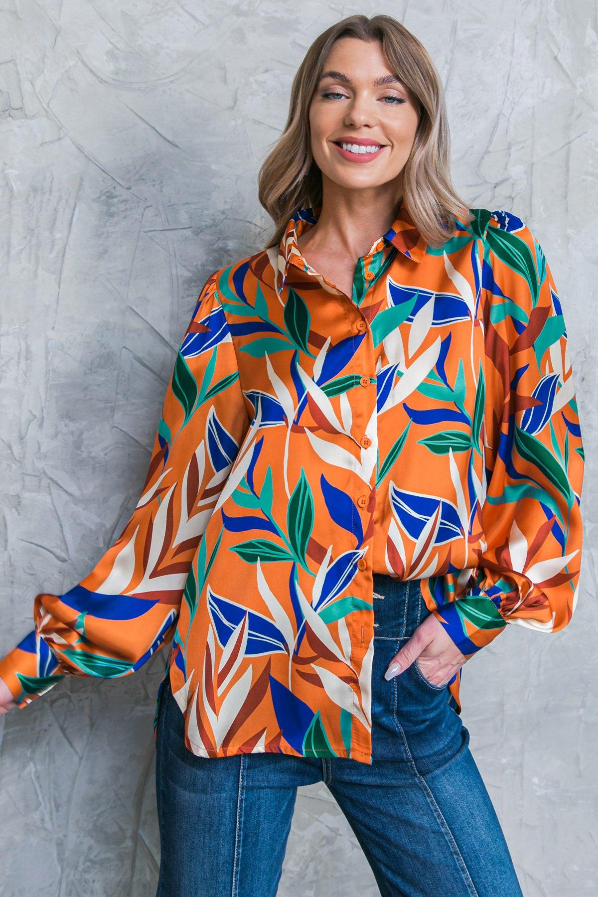 Feels Like Fall Woven Top