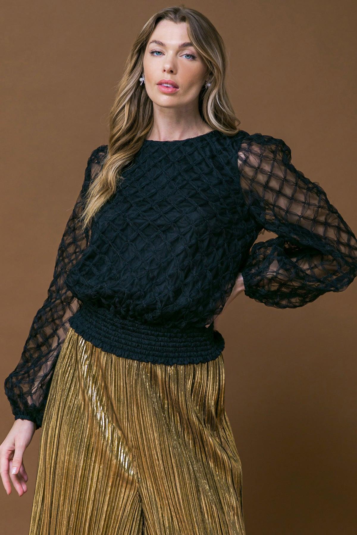 Sweetly Captivting Woven Top