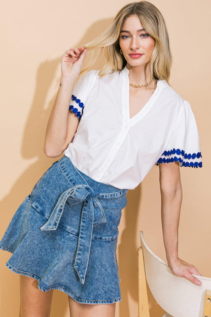 Learn as You Go Woven Top
