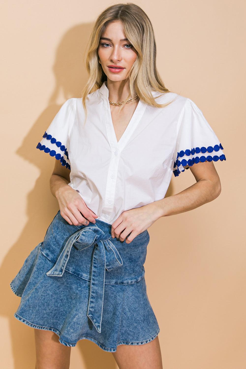 Learn as You Go Woven Top