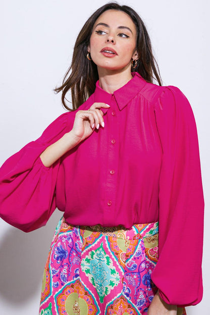 Comfortable Charm Woven Top