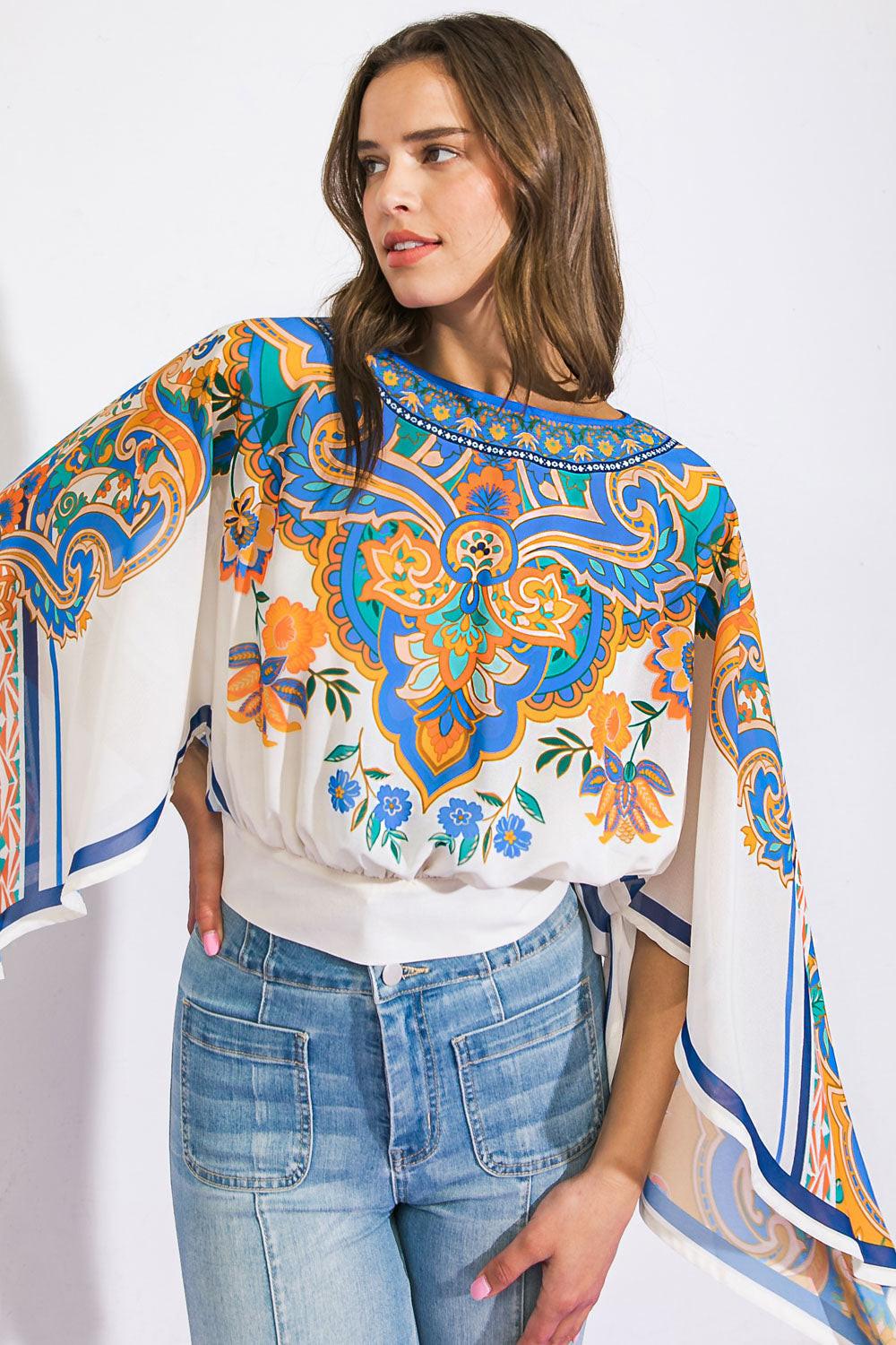 Right This Way Woven Top