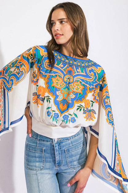 Right This Way Woven Top