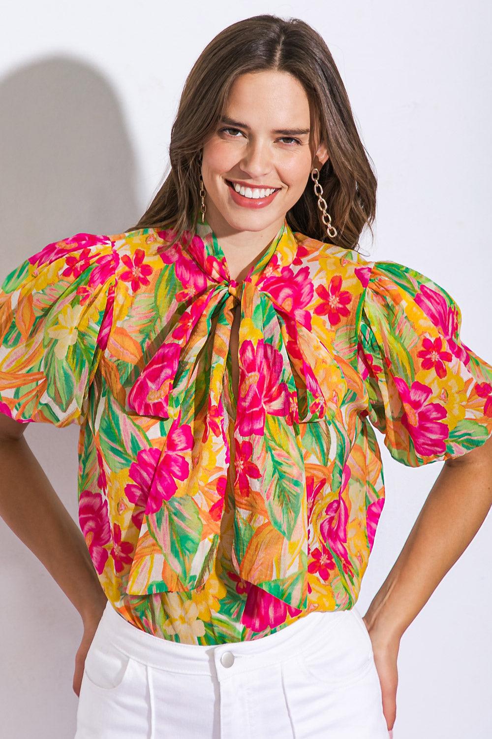 Day Downtown Woven Top