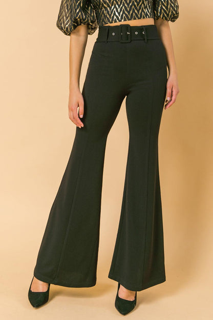 Countdown the Hours Woven Flared Pants
