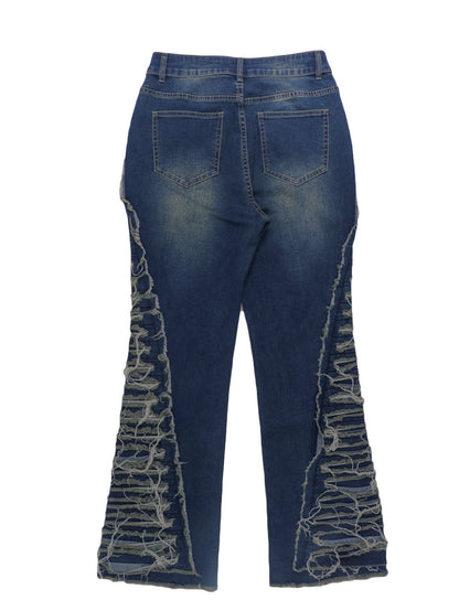 Trendy Autumn Denim Jeans With A Cool Edgy Vibe