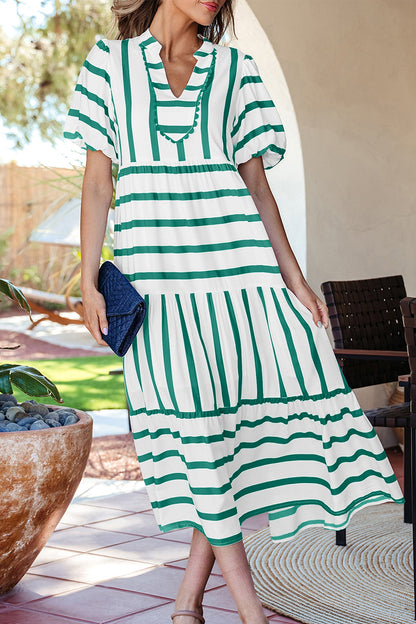 Threaded Pear Luna Half Sleeve Vacation Dress