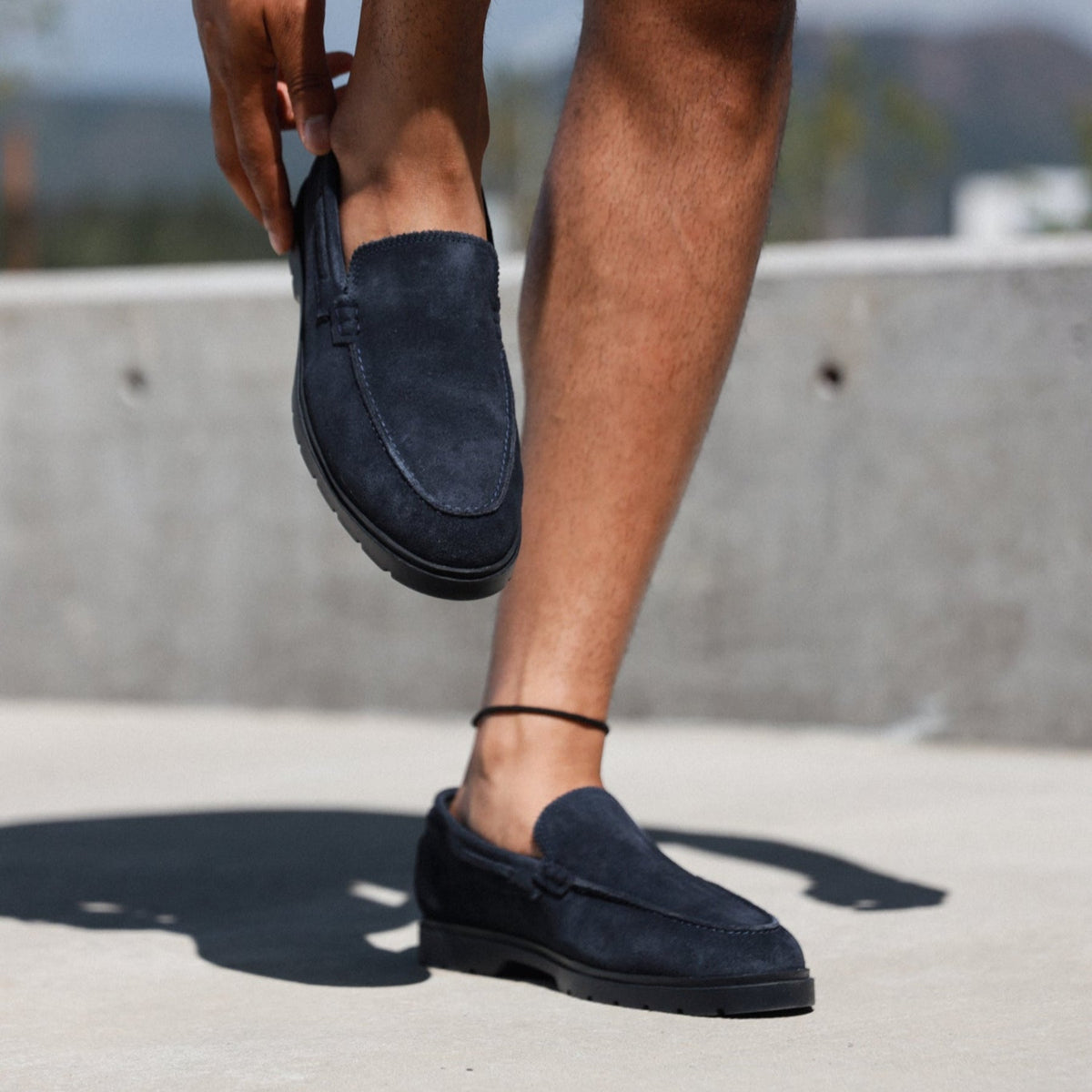 Navy Suede Navy-