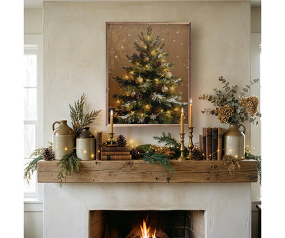 Kendrick Home Christmas Tree Brown