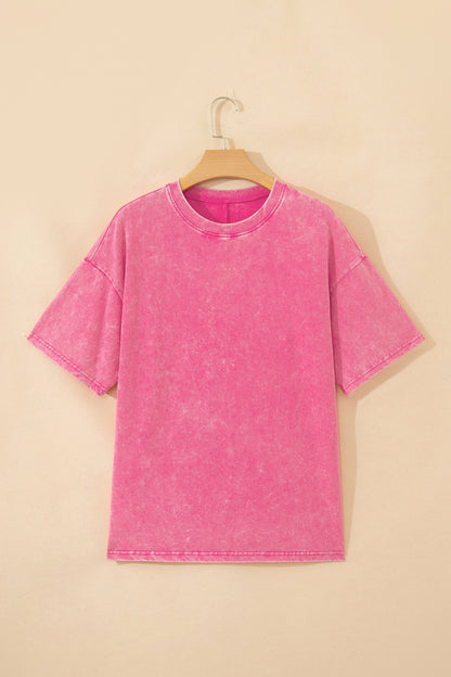 Threaded Pear Neriah Mineral Washed Oversize Tee