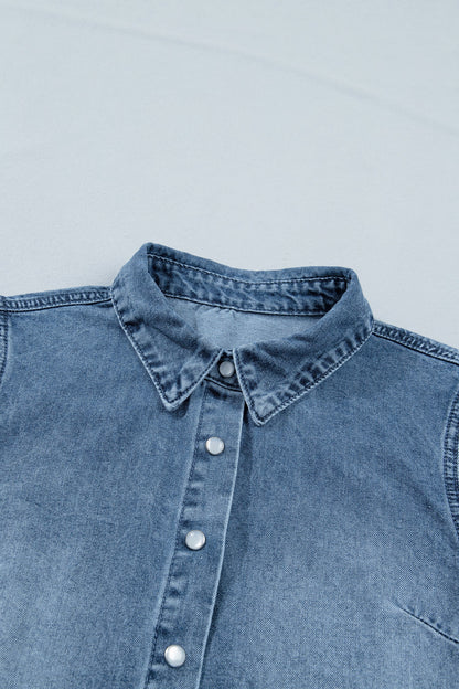 Threaded Pear Ariana Short Sleeve Snap Shirt