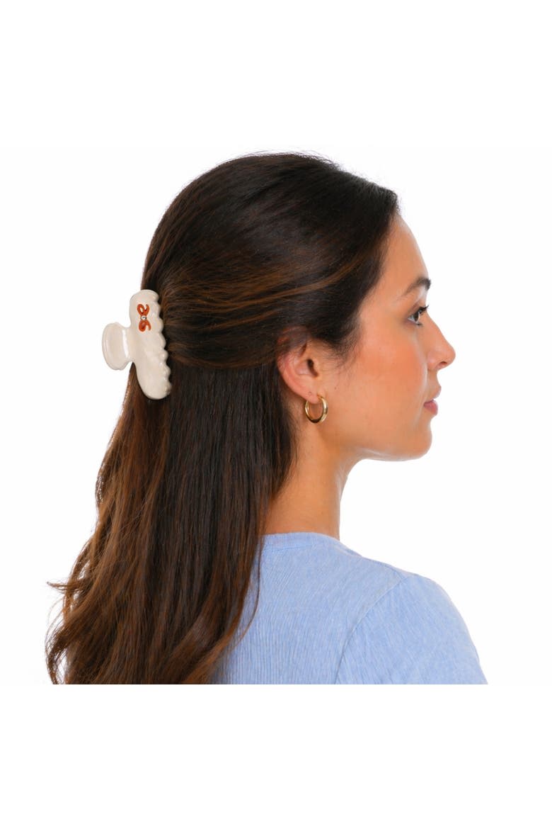 Sweet Bow Claw Clip in Ivory